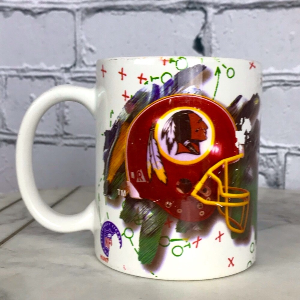 NFL Washington Redskins 1996 Vintage Collectible Football 12oz Coffee Mug & Cup